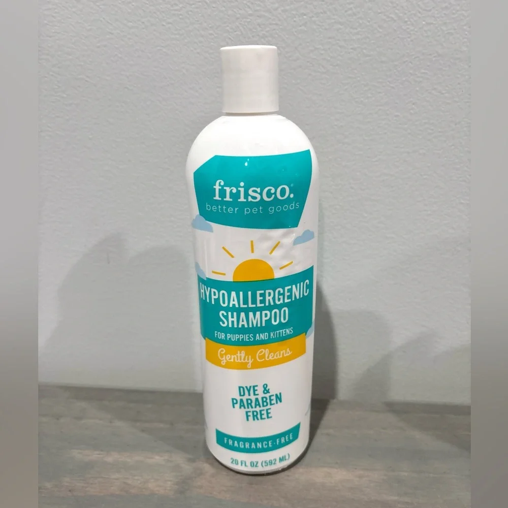 Frisco Puppy/ Kitten Pet Hypoallergenic Shampoo-Dye, Paraben, & Scent Free 20 oz